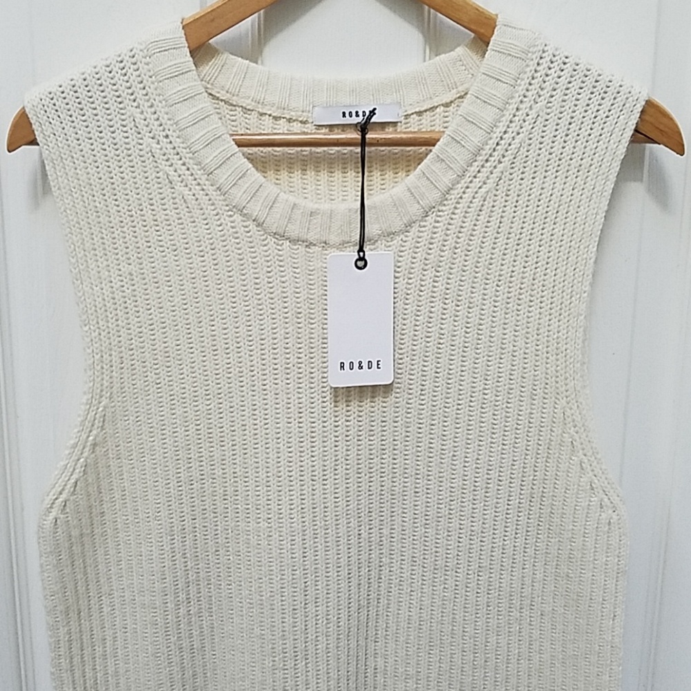 Ro & De sleeveless sweater